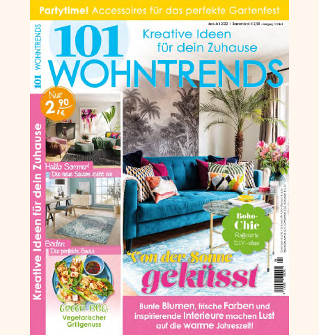 Magazin-Cover von 101 Wohntrends der Juni-Juli-Ausgabe 2022